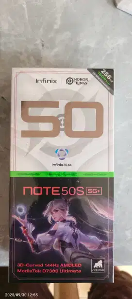 Infinix note 50s 5G 8/256GB BARU
