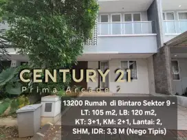 13200 Rumah bagus dg halaman belakang bintaro sektor 9