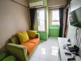 Lantai Rendah 2BR Puncak Kertajaya Furnish Favorit Invest Dkt ITS,Unair