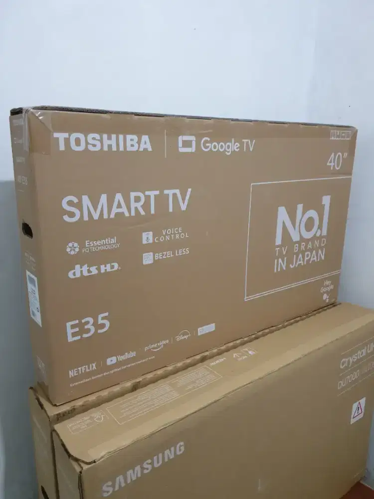 TOSHIBA GoogleTV Digital 40 inch. 100% Baru, bisa diantar + setting