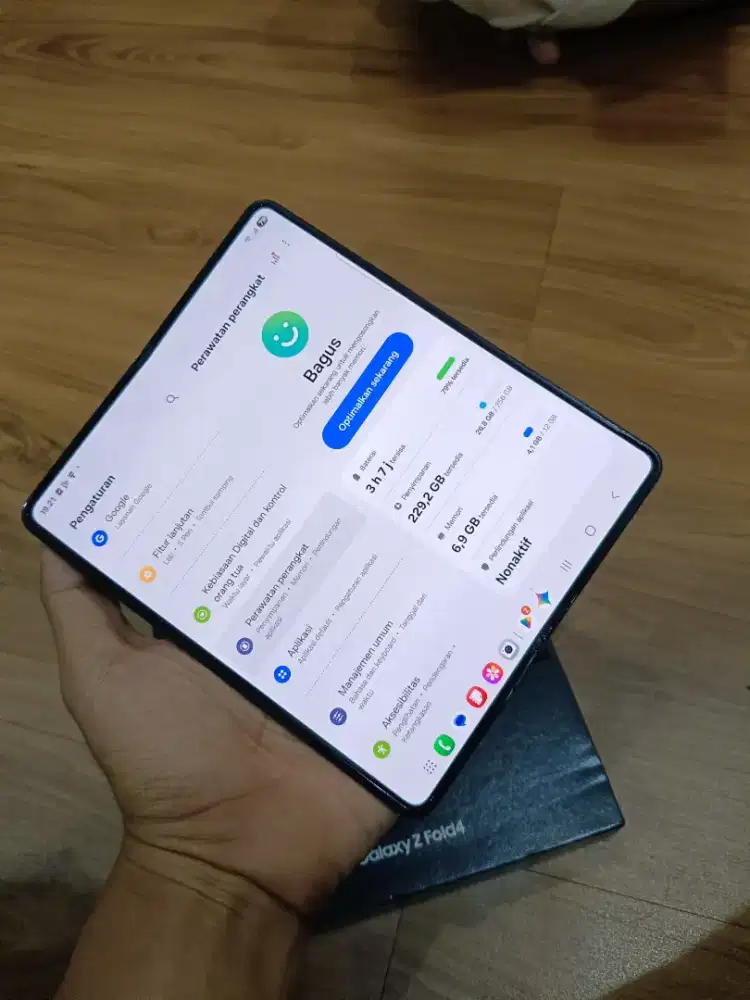 Samsung fold 4 256 GB sein fulset