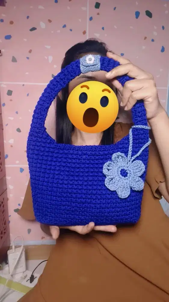 Tas rajut cantik
