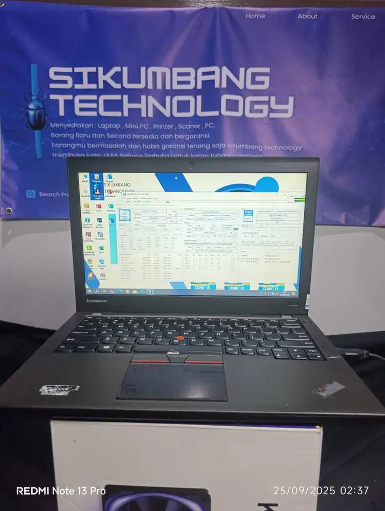 Lenovo ThinkPad X250 | i5 Gen 5 | 4GB | 256GB SSD | Hemat & Handal!