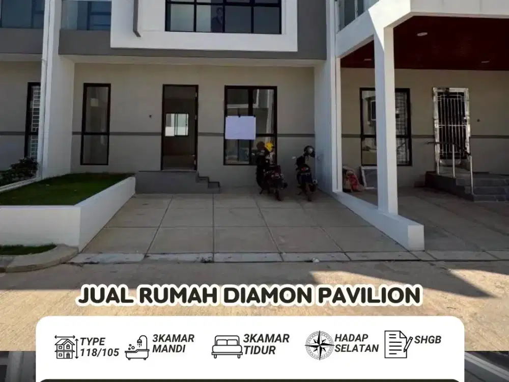 Dijual Rumah Baru Diamond Pavilion Batam Center