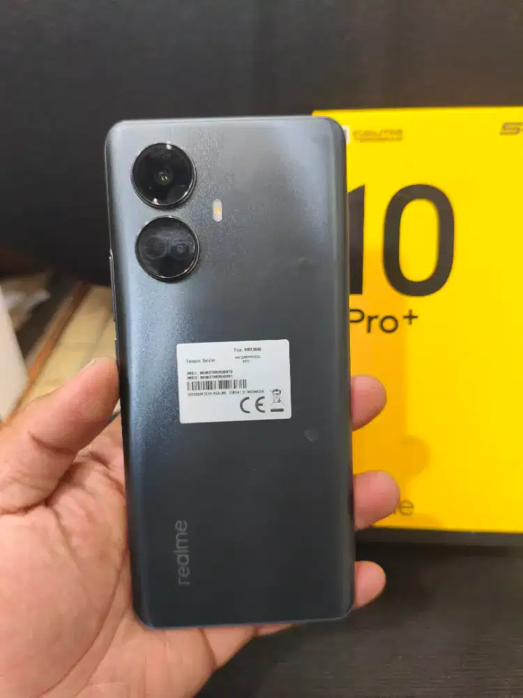 Realme 10 pro plus 5G 8/128 lengkap