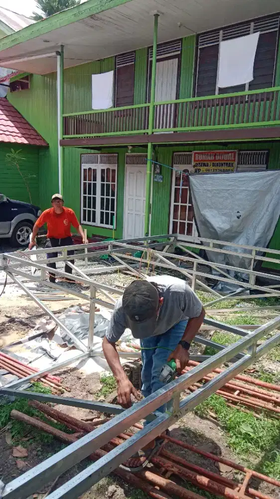 Tukang las pembuatan pagar kanopi tralis jendela