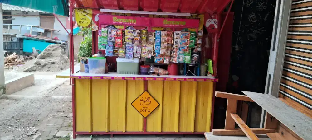 Gerobak jualan/both/booth container/kontainer/meja jualan