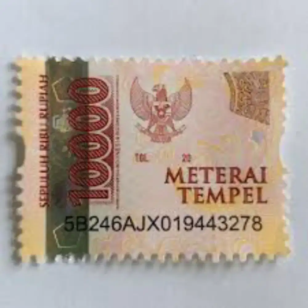 Materai Tempel 10000