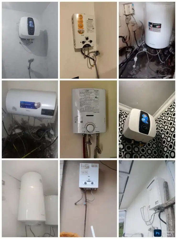 Teknisi water heater service water heater perbaikan water heater