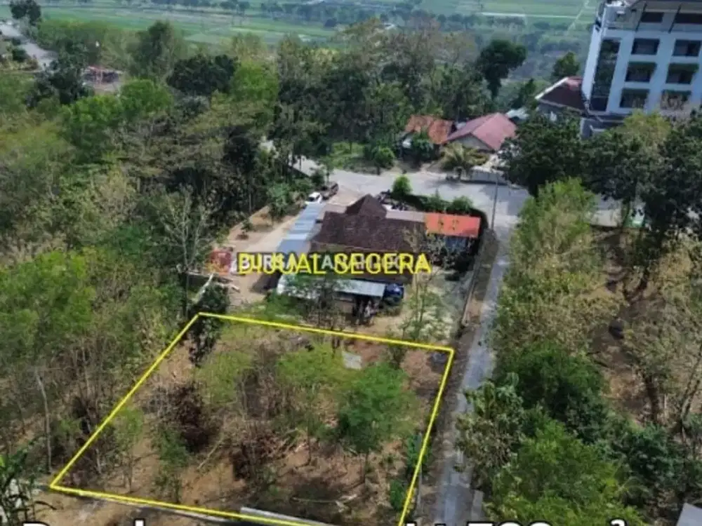 Di jual tanah di depan hotel amaranta Prambanan 788m