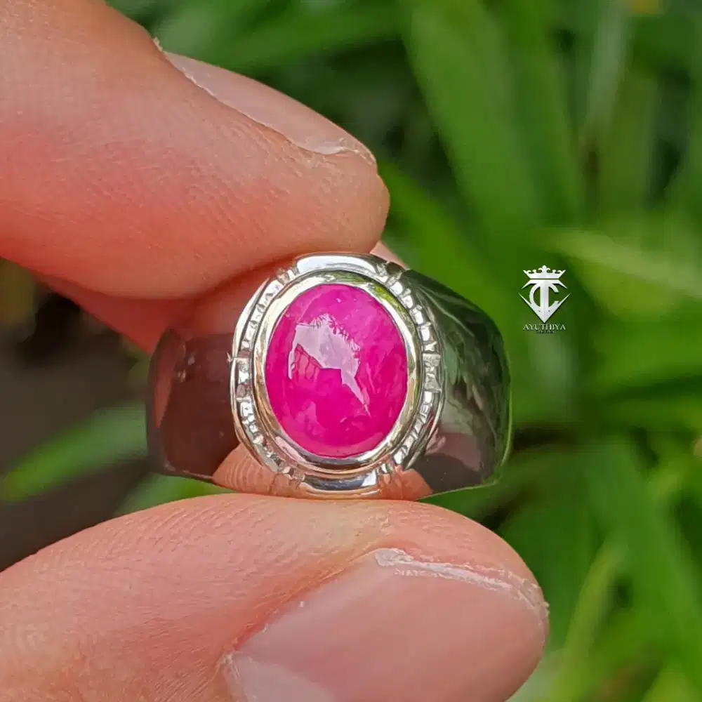 Batu Permata Natural Ruby Burma Myanmar 3.01 Ct SKY Lab Certified