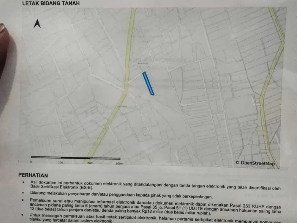 Tanah murah di manisrenggo 645m 200jt