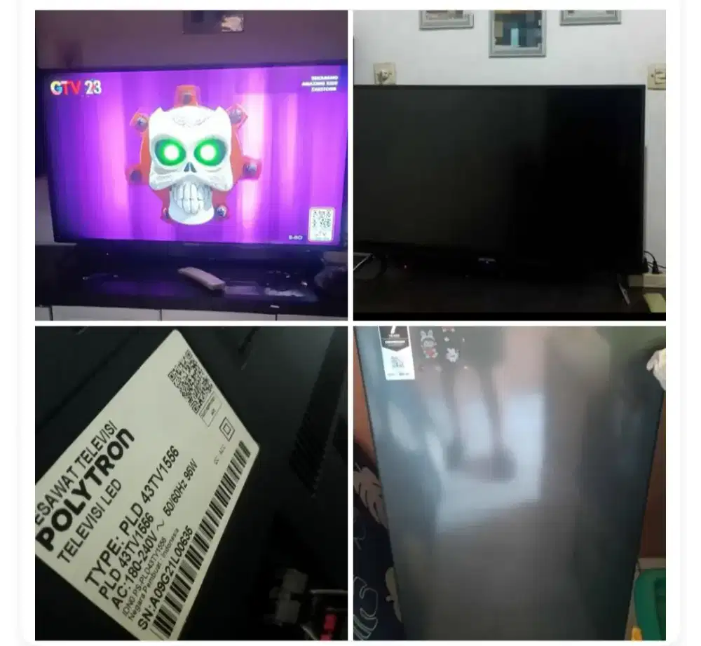 DIJUAL TV DIGITAL POLYTRON 43inc