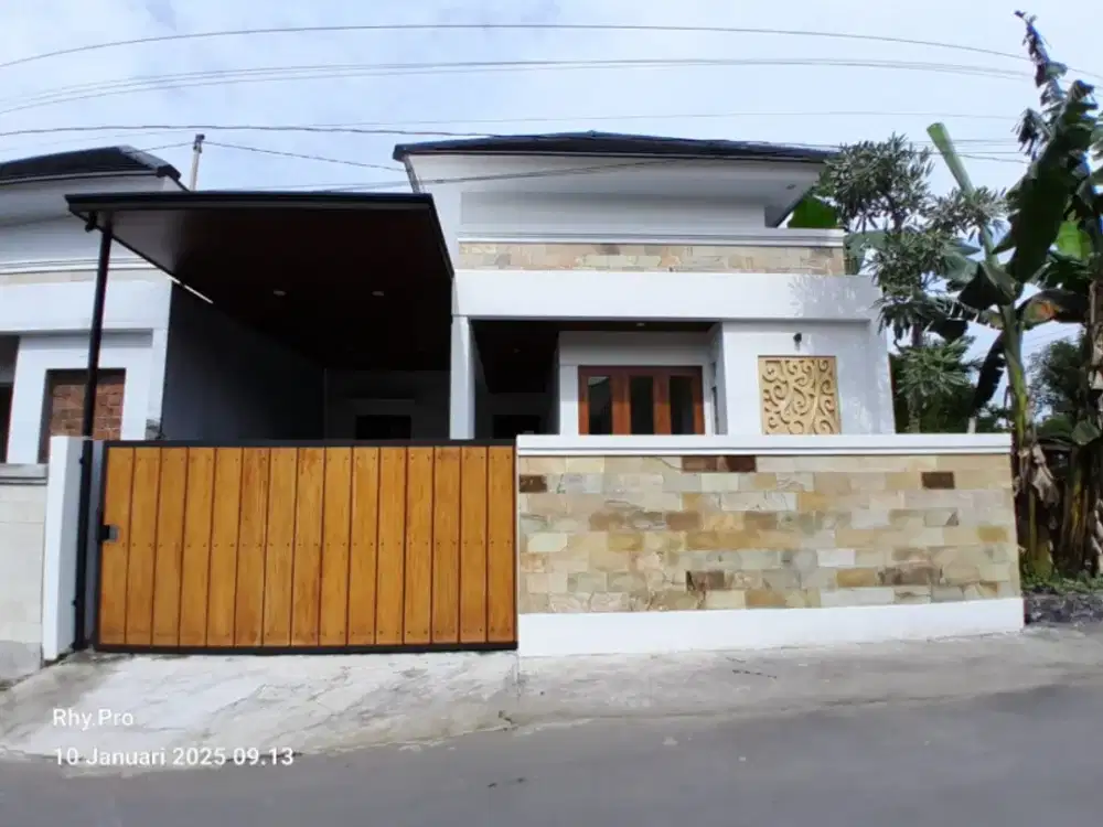 RUMAH BARU TEPI ASPAL di JL. KALIURANG KM 12,5 dekat KAMPUS UII
