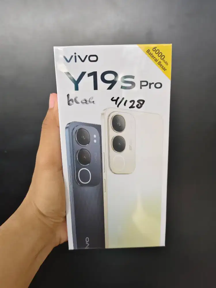 VIVO Y19S PRO 4/128GB NEW SEGEL GARANSI RESMI BUKAN REPACK