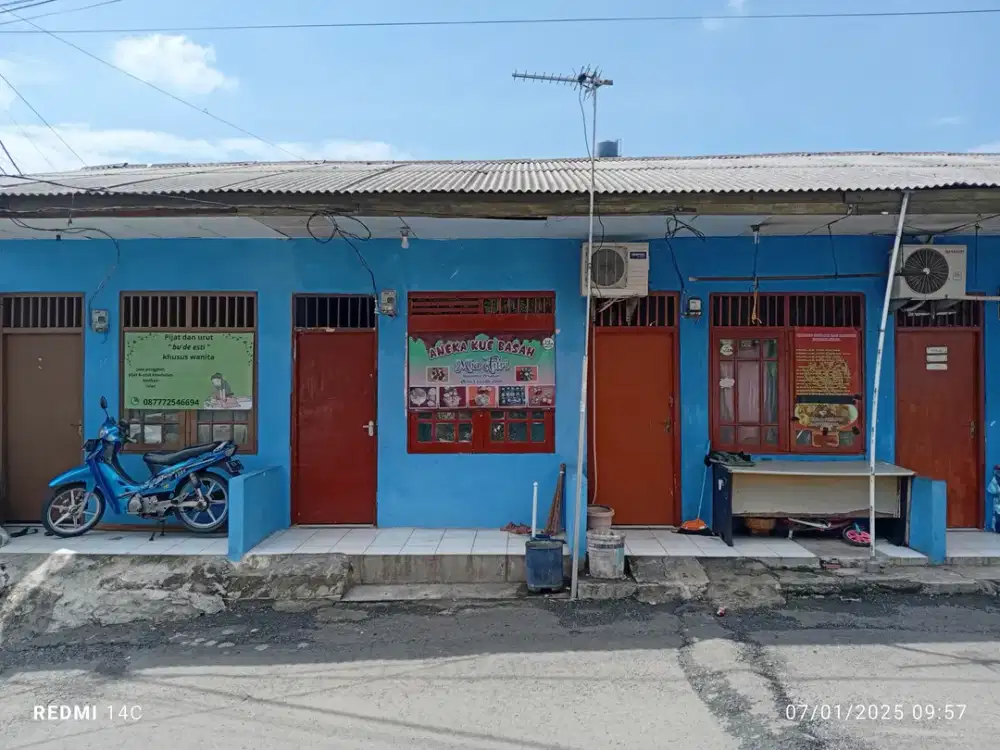JUAL CEPAT.! KONTRAKAN 8PINTU TANAH 256m² AKSES 2MOBIL - PONDOK BAMBU