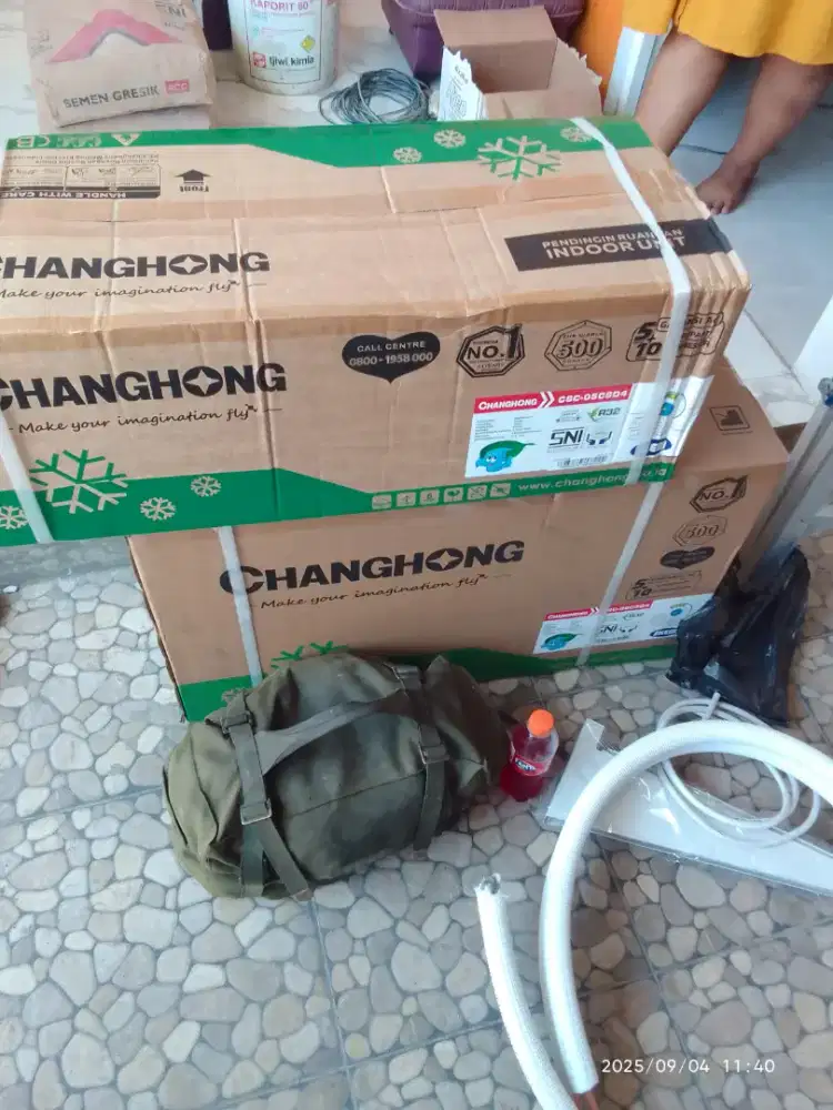 Jual AC baru Changhong 1/2pk