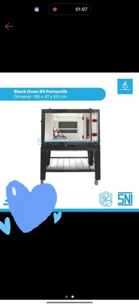 Oven gas zeppeline type 85