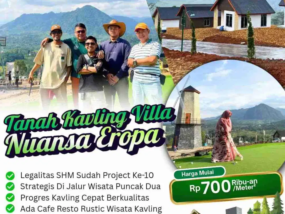 tanah kavling yg lagi viral hanya the hanjawong villas