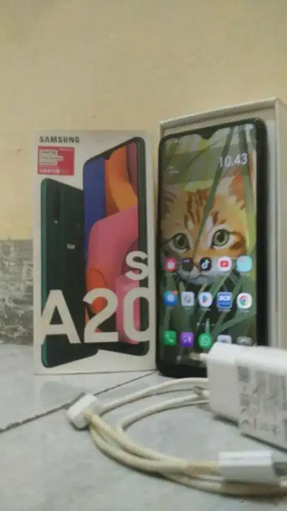 Samsung a20s 4/64 no minus fullset
