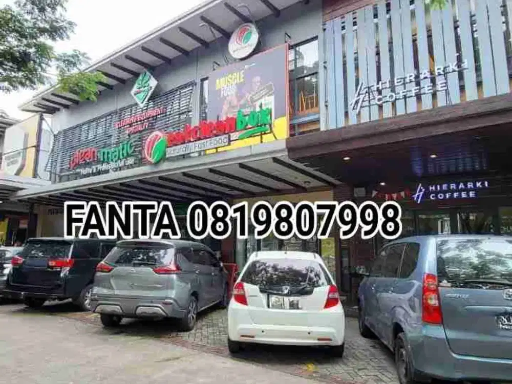 Ruko fresh market hadap emerald view jual cepat hanya 1 unit ngs siap pake
