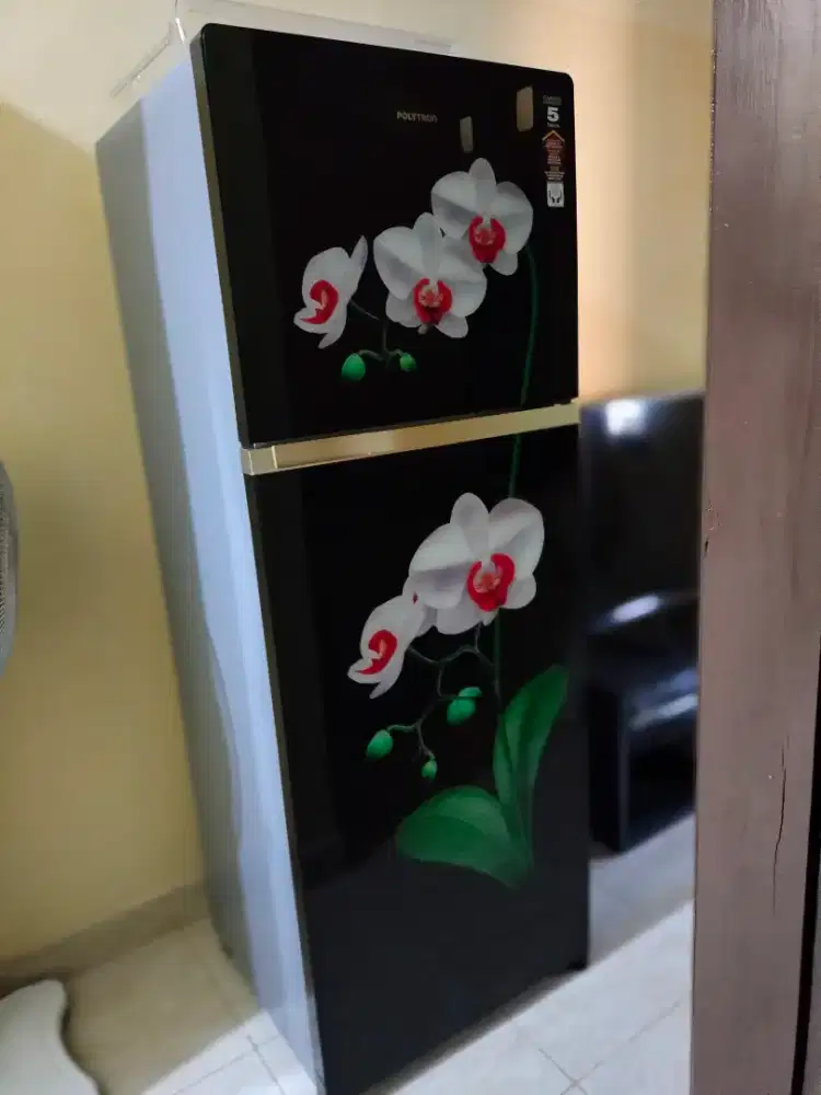 Polytron tempered glass door like new