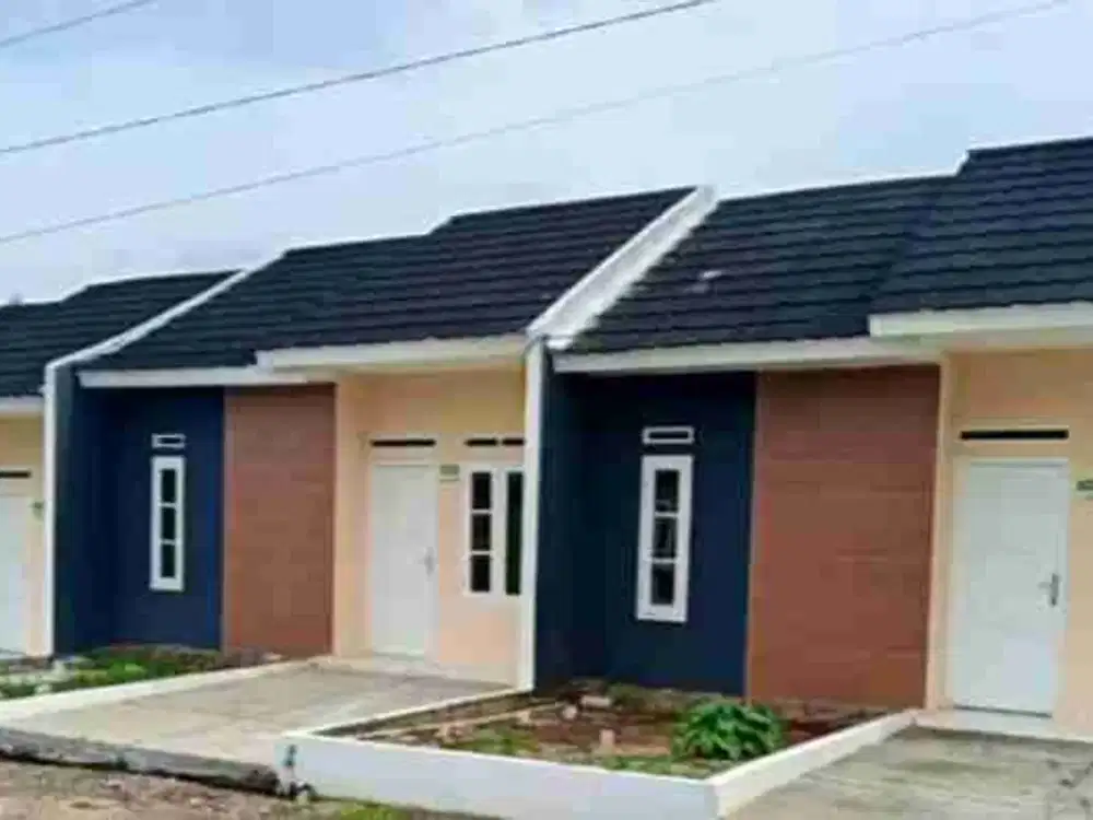 Rumah subsidi konsep cluster modern dekat stasiun Parung kuda
