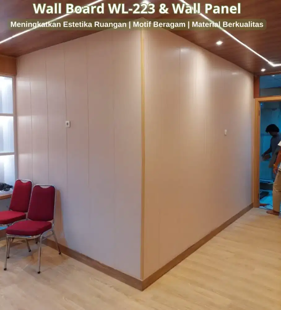 WALL PANEL DINDING MENERIMA ANTAR BAHAN & TERPASANGG