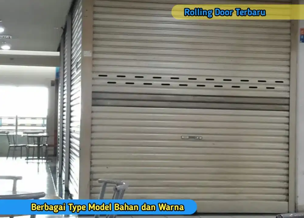 Rolling Door Garasi Kantor Mall Gudang Toko Plaza Dealer Konter