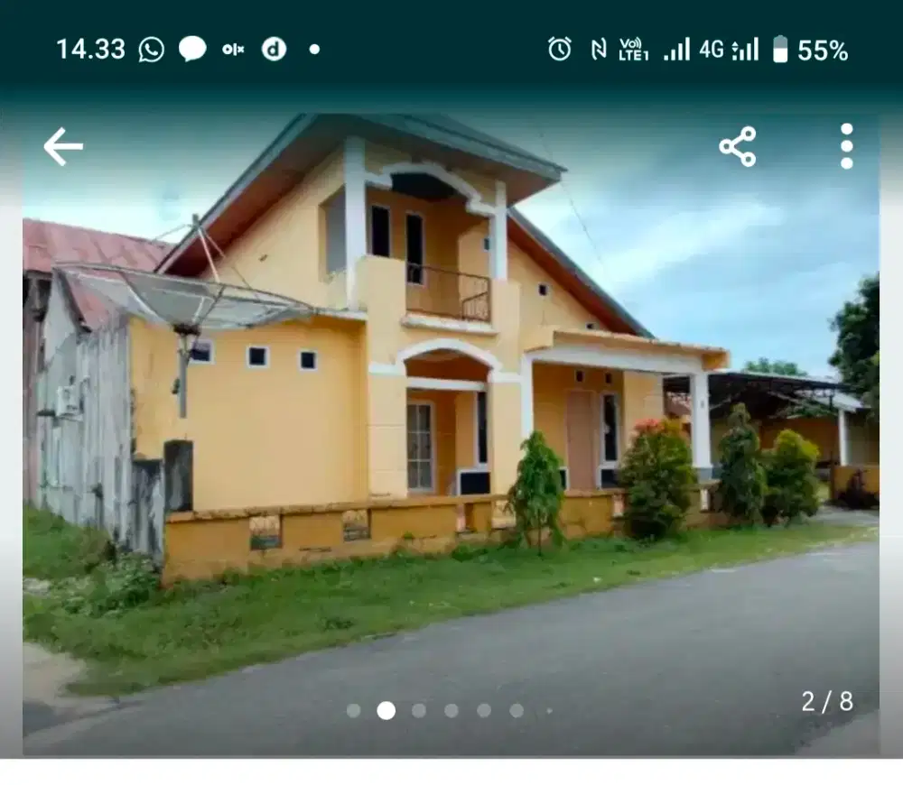 Jual Sangat Murah Rumah dan Isinya, ada Lapangan Bulutangkis