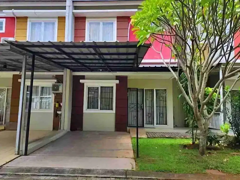 Rumah Bagus 2 Lantai di cluster Serpong Lagoon Tangsel. Nempel BSD ! 10 menit ke Sta Serpong . 15 mnt ke Aeon BSD