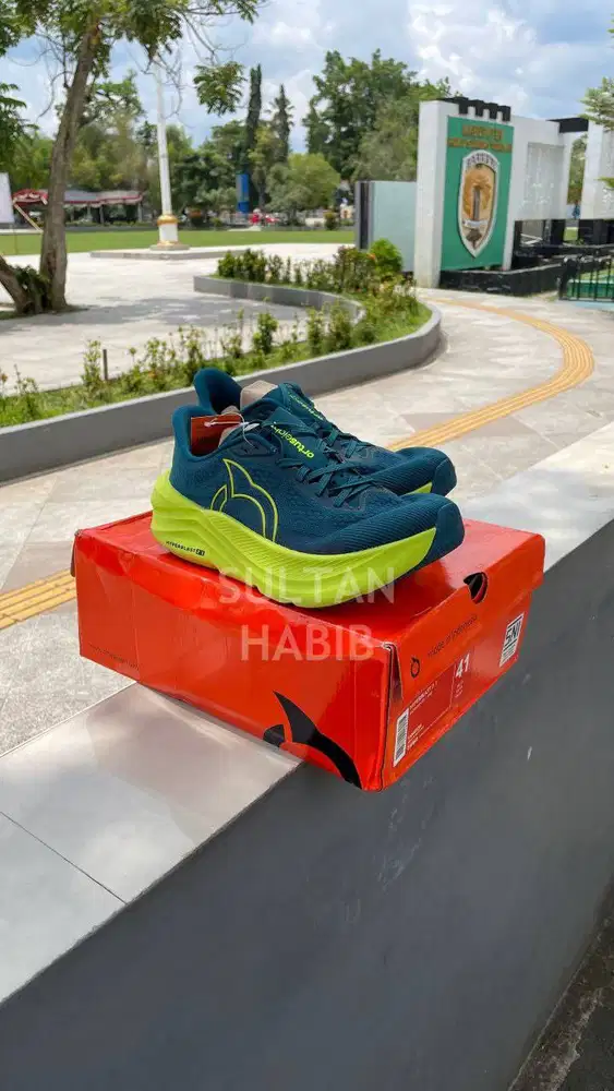 Sepatu Lari Ortuseight Hyperblast 2.1 Sacramento Lime Kondisi Hanyar