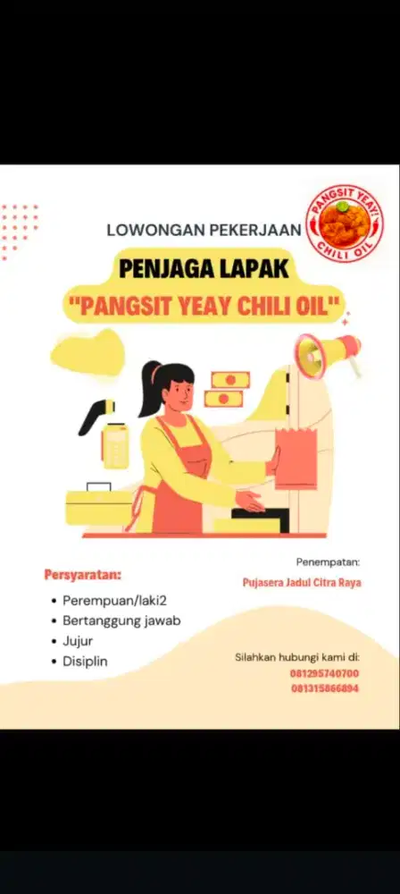 Dibutuhkan tenaga penjual lokasi Citra Raya Tangerang