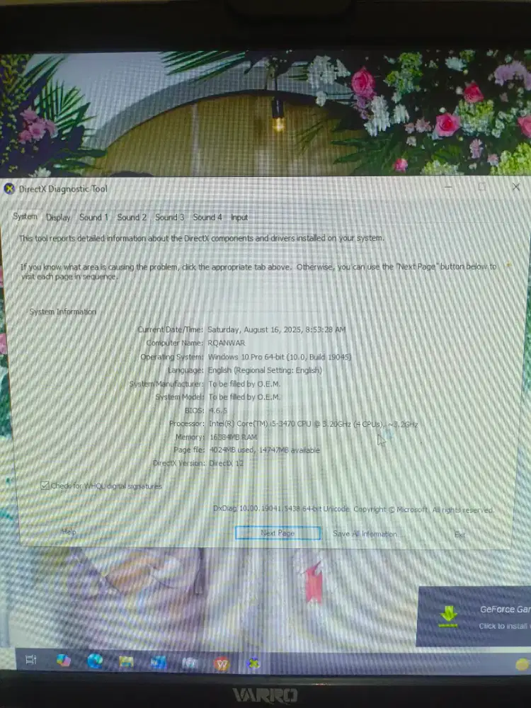 PC gaming rakitan