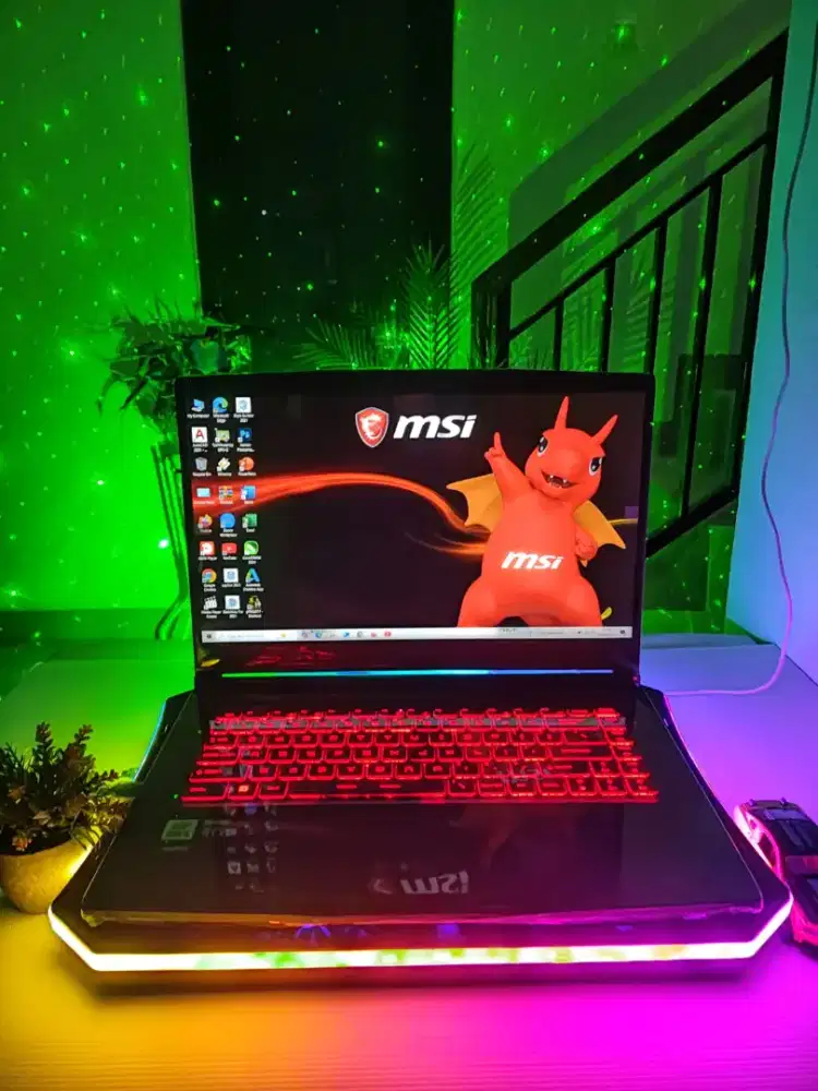 Laptop Gaming MSI GF63 Core i5 Ram 16/512gb Ssd Dual Vga Nvidia Rtx