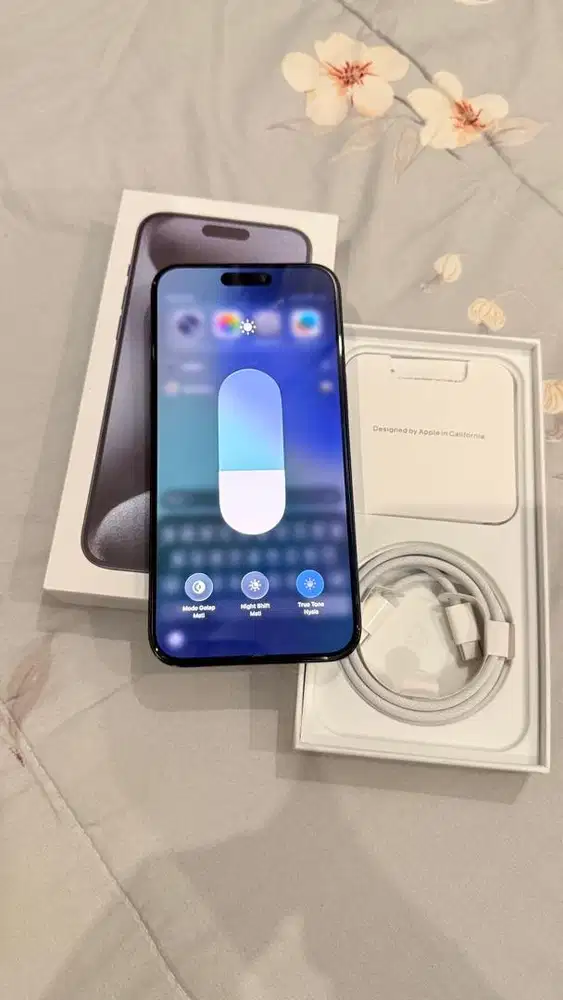 Dijual Iphone 15 Promax 256GB Blue Resmi Beacukai Nano + Esim Lengkap