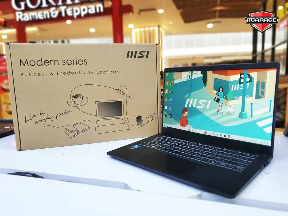 BARU! MSI ️Modern 14 C12MO Dengan Intel Core i3 Gen 12 - 8GB/512GB