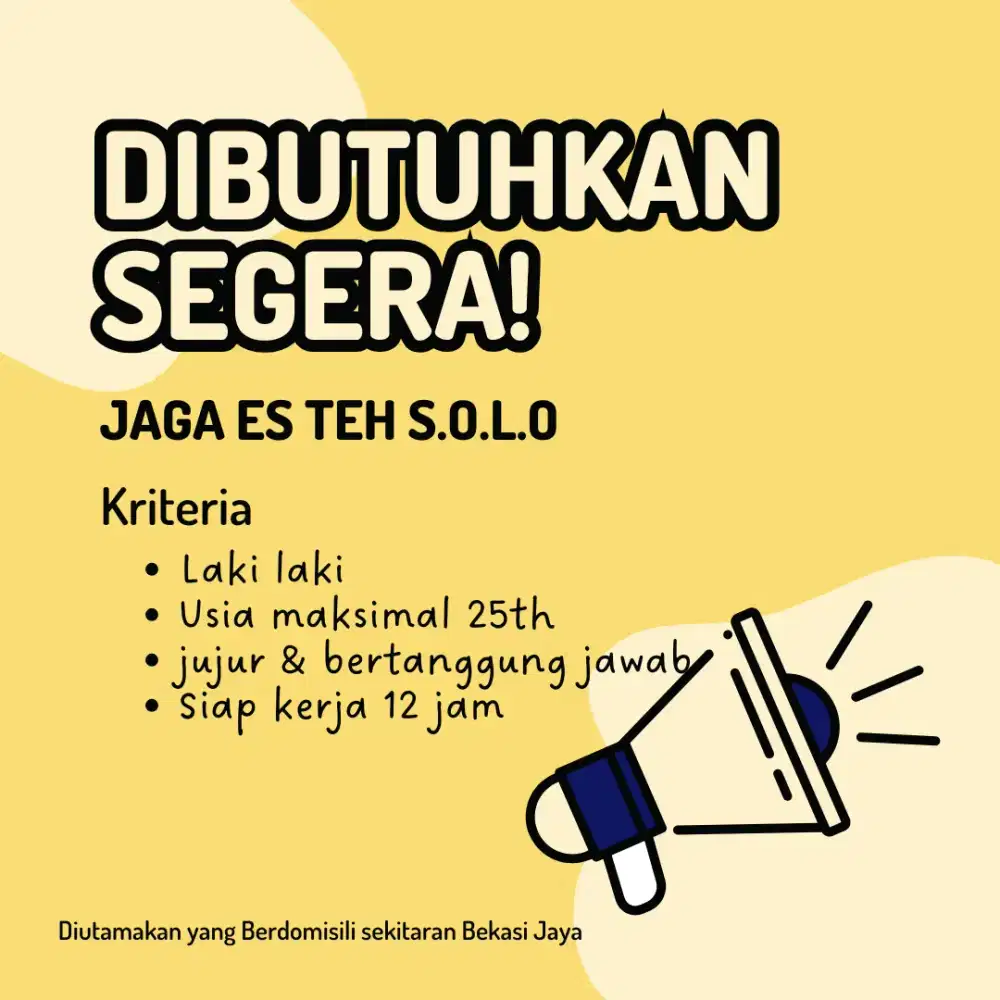 Jaga es teh solo