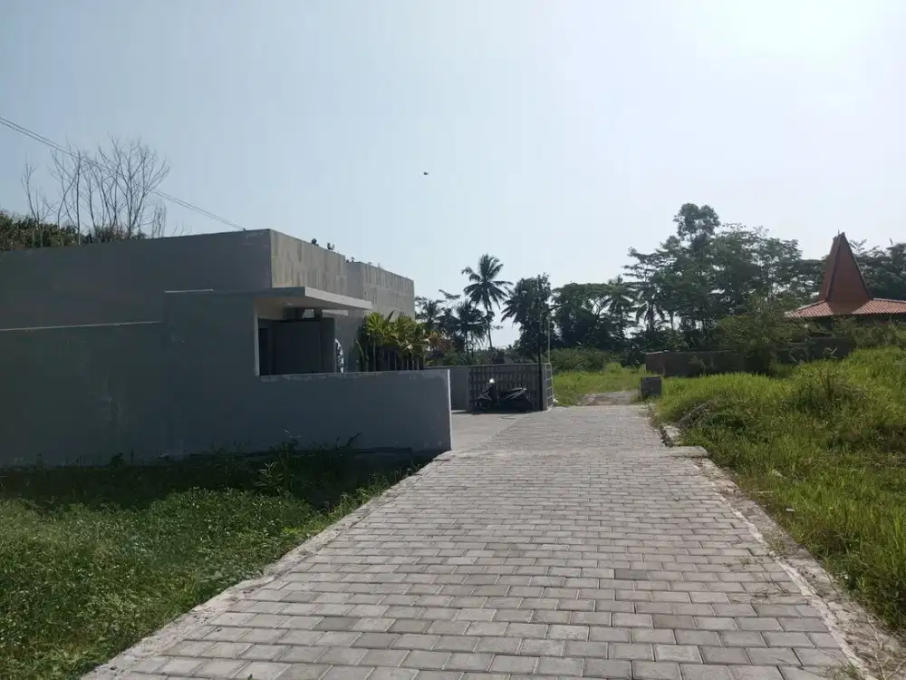 Tanah Kavling 5 Menit Kampus UII Jogja Kaliurang, SHM Pekarangan
