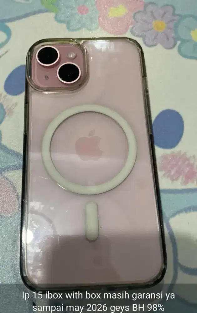 Dijual iphone 15 garansi resmi like New