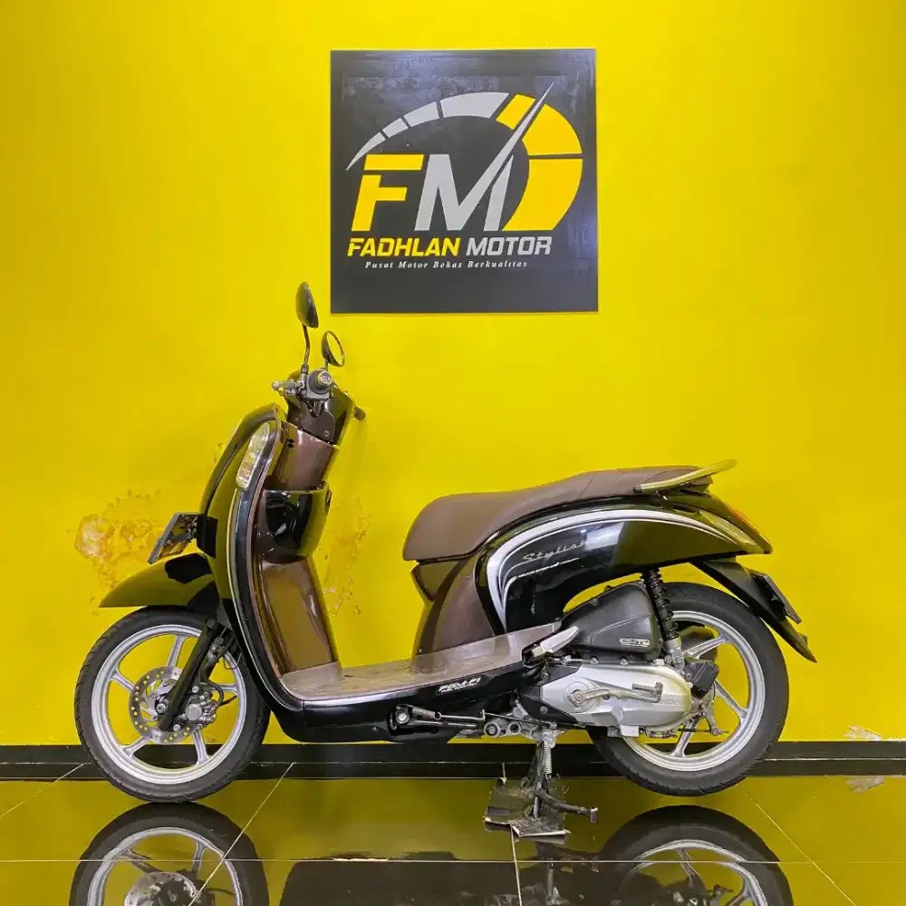 Honda Scoopy Tahun 2016 plat Tangerang warna hitam
