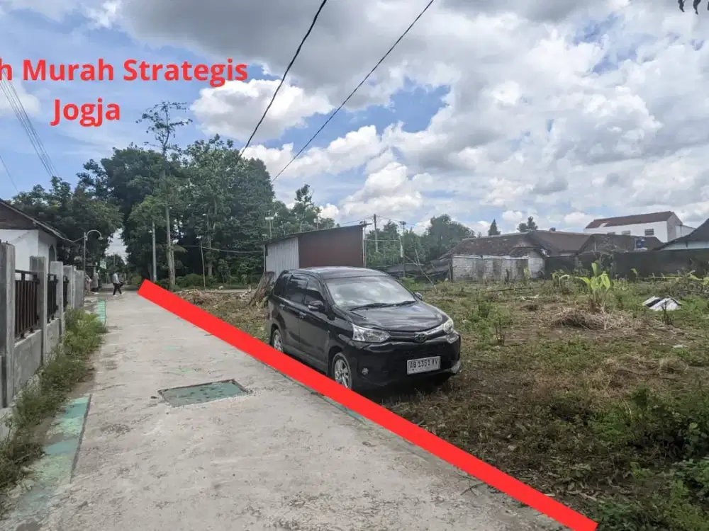 Dekat Kampus ITY dan JEC Jogja, Tanah Murah SHM Pekarangan