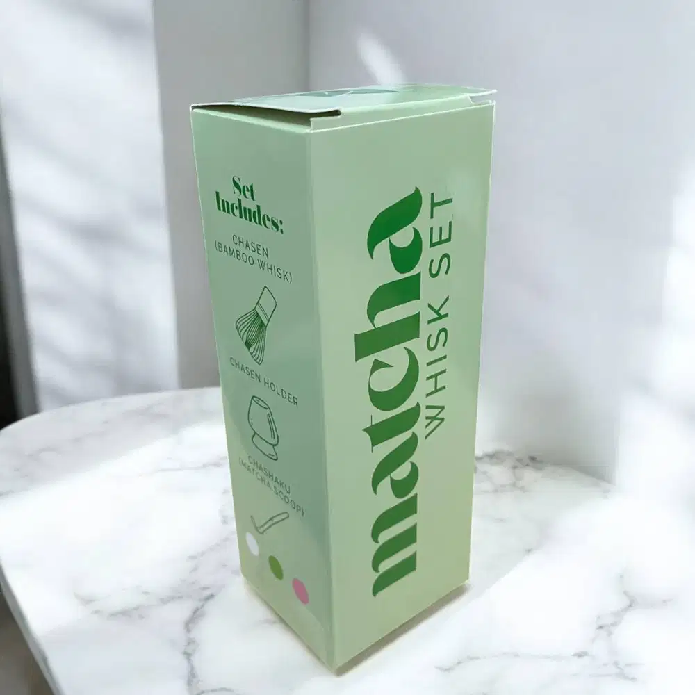Matcha Set Kit Chasen Whisk Stand Chashaku Spoon 4 PCS - NA-712