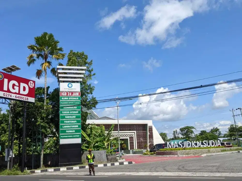 3 JUTAAN NEGO: Dekat Kampus UMY Jogja, Tanah Jl Godean km 8