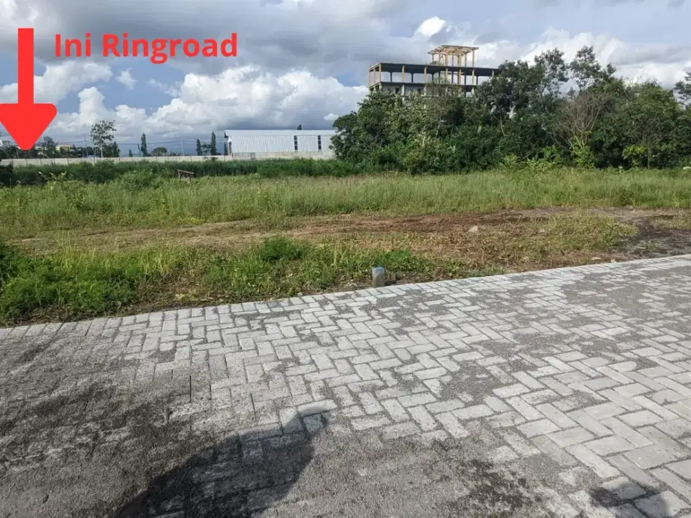 Dekat TVRI Jl Magelang, Tanah Jogja Dalam Ringroad View Sawah