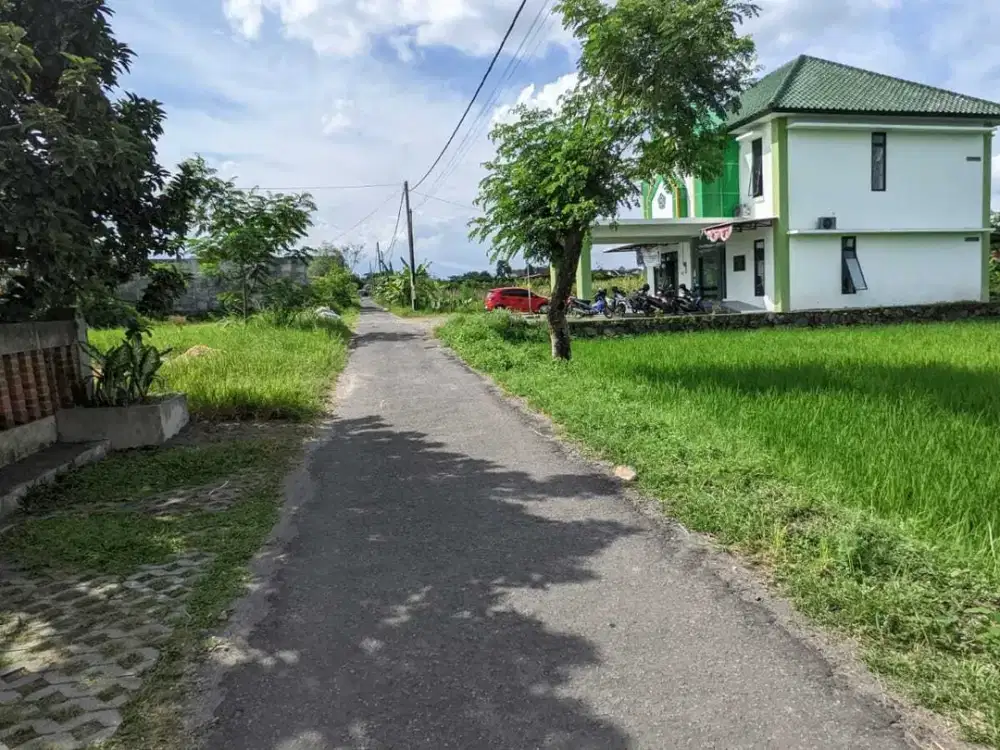 DEKAT MIE SAPI BANTENG VIRAL: Tanah Jl Damai Jogja, SHM P 4 Jt an