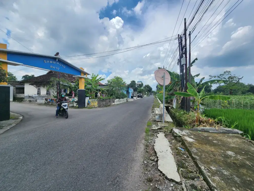 PROSPEK RUKO, Tanah Jl Sambiroto Dekat SMA Budi Mulia Tajem Jogja