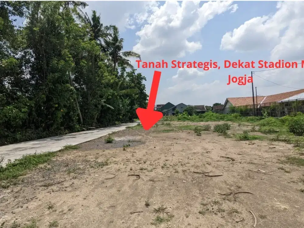 Dekat Stadion Maguwo Jogja, Tanah SHM, Prospek Investasi