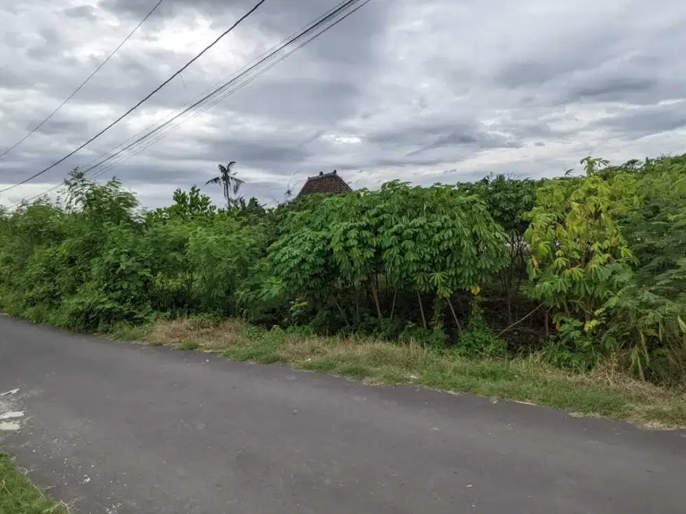 Tanah Dekat Exit Tol Trihanggo Jogja, SHM Pekarangan, Akses Mobil
