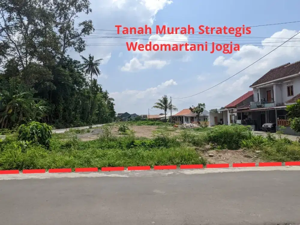 DEKAT SMA BUDI MULIA TAJEM: Tanah SHM Wedomartani Jogja